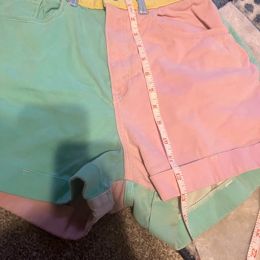 American Apparel Colorblock Shorts size 30/31
